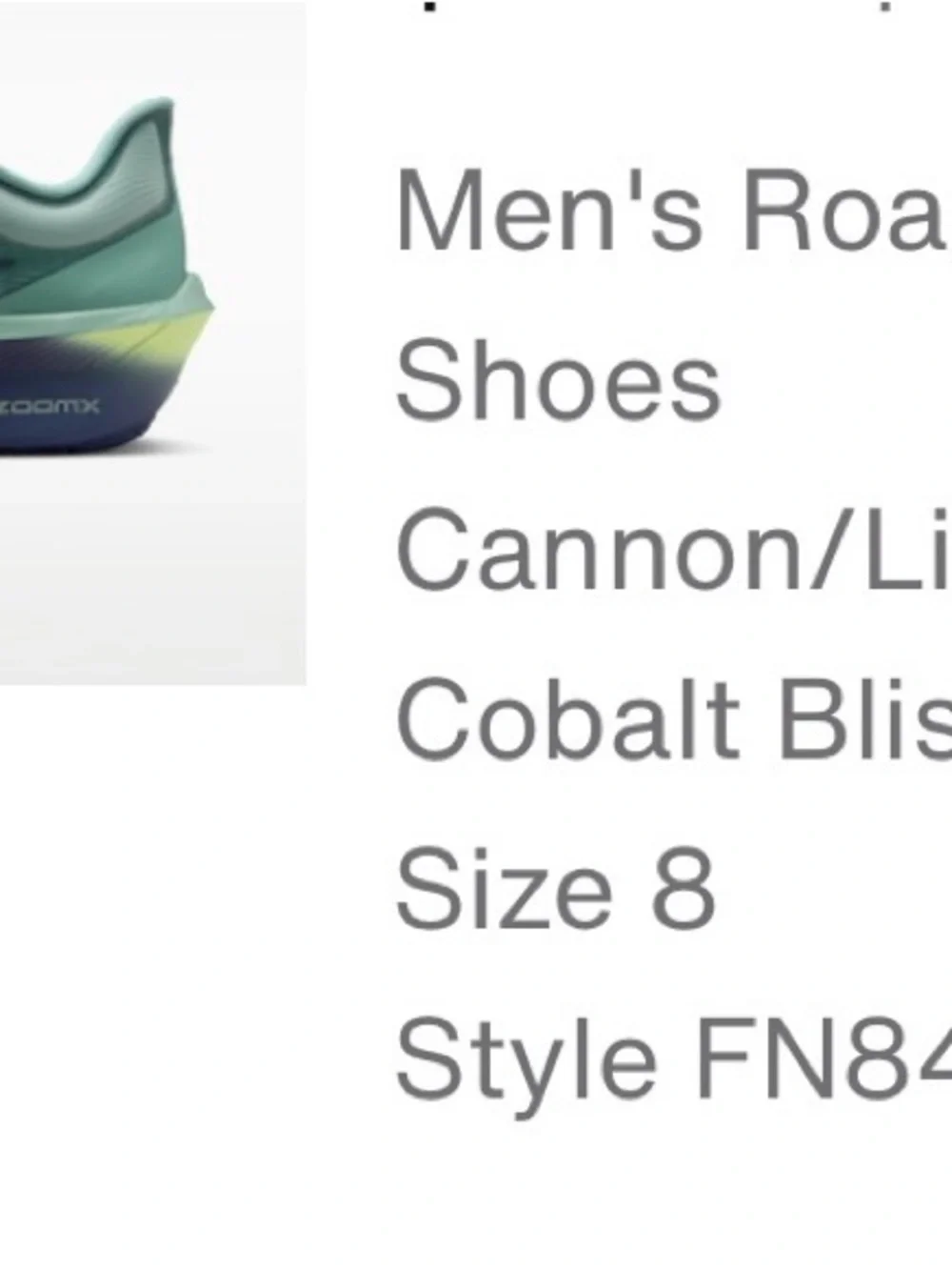 Nike Zoom Fly 6's Running Shoes - Mint Green